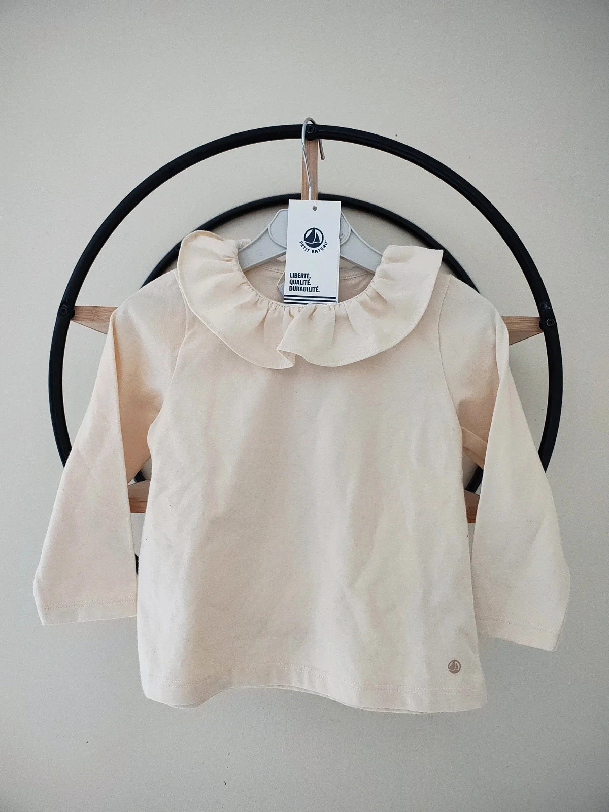 18 mois teeshirt a col petit bateau neuf étiqueté